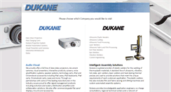 Desktop Screenshot of dukane.com